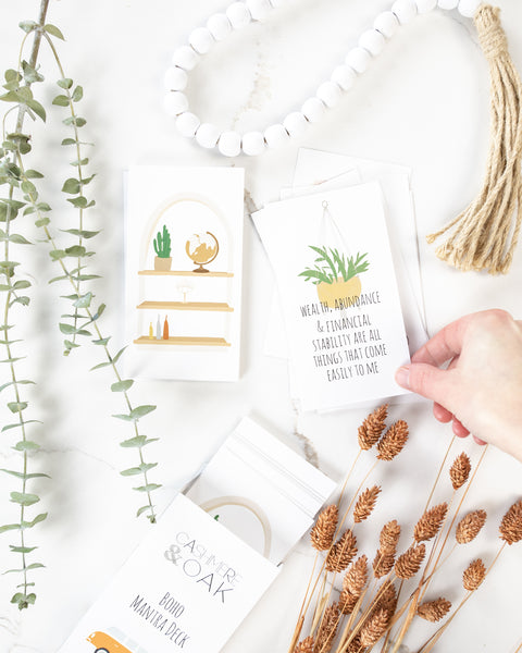 Boho Vibe Intention Deck