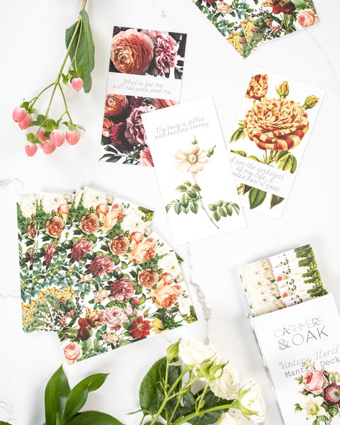 Vintage Floral Botanical Deck