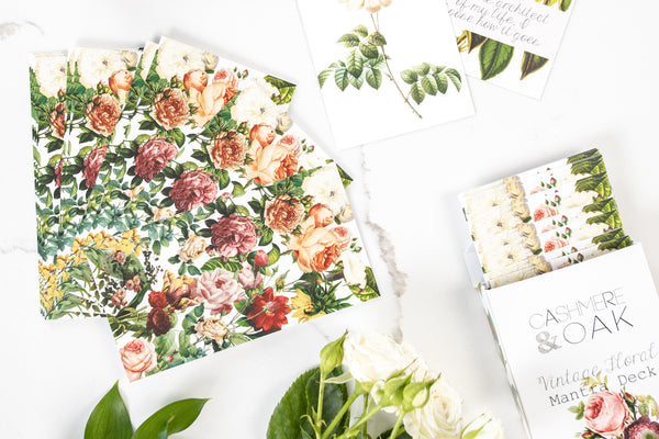 Vintage Floral Botanical Deck