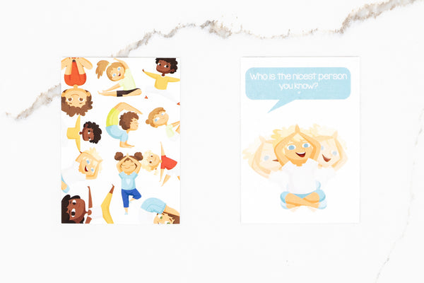 Kid's Yoga and Conversation Starter Deck