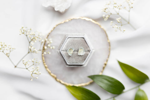 Fluorite Gemstone Earrings