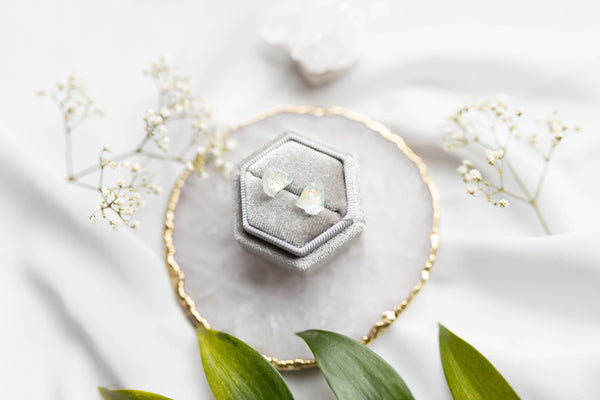 Fluorite Gemstone Earrings