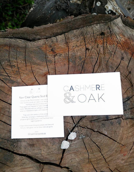 Clear Quartz Earrings