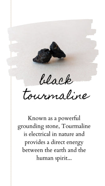 Black Tourmaline Earrings