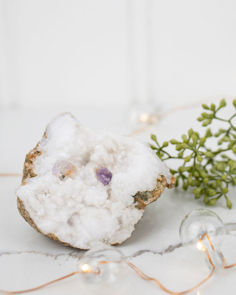 Amethyst Crystal Earrings