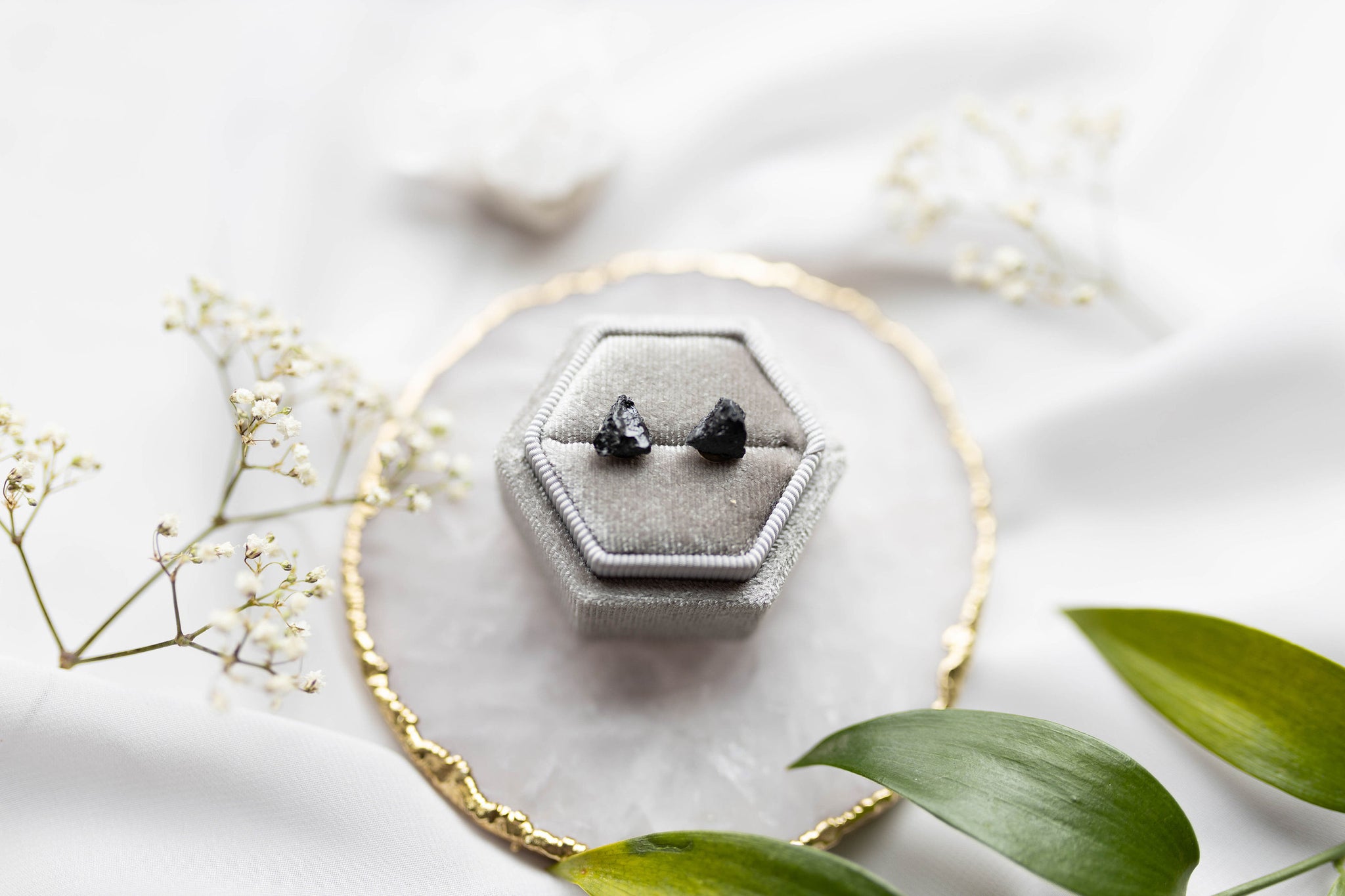 Black Tourmaline Earrings