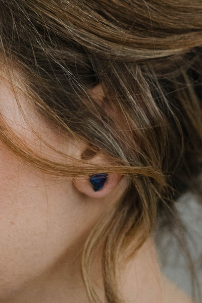 Iridescent Chalcopyrite Earrings