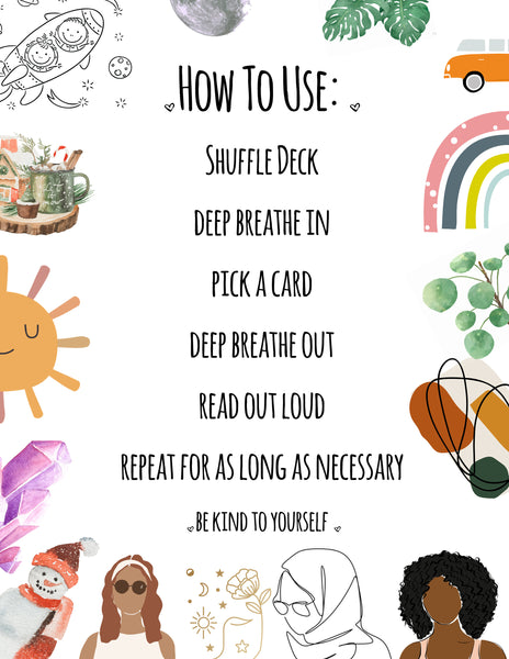 Kid's Rainbow Mindfulness Deck